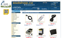 Desktop Screenshot of esdshop.cz